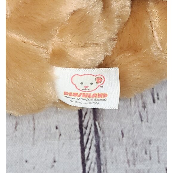 7" 2008 Plushland Camouflage Hunting Dog Plush w/ Rifle Golden Retriever Hunter - Picture 3 of 3